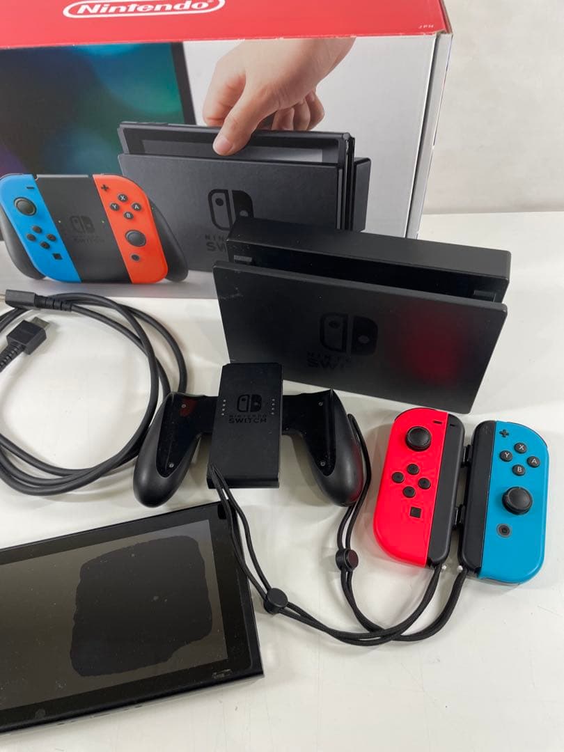 Nintendo Switch 本体 ジョイコン4個付き 現状品