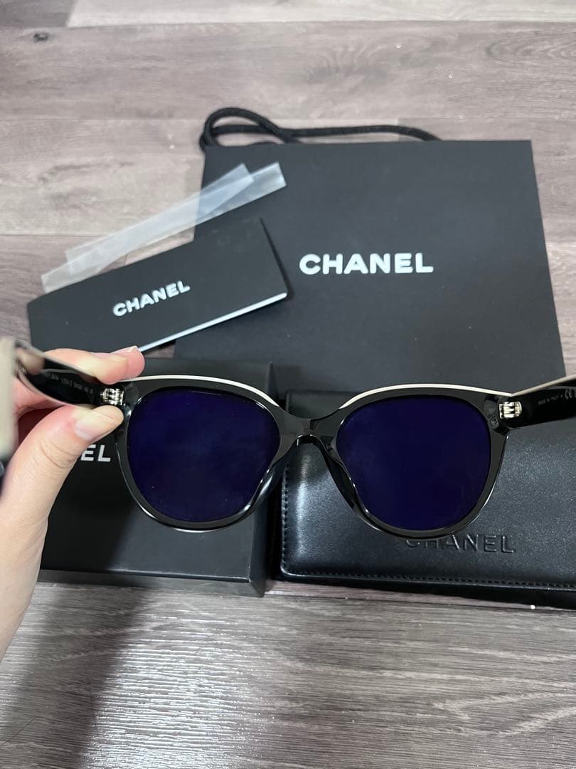 CHANEL シャネル サングラス バタフライシェイプ ココマーク 5414