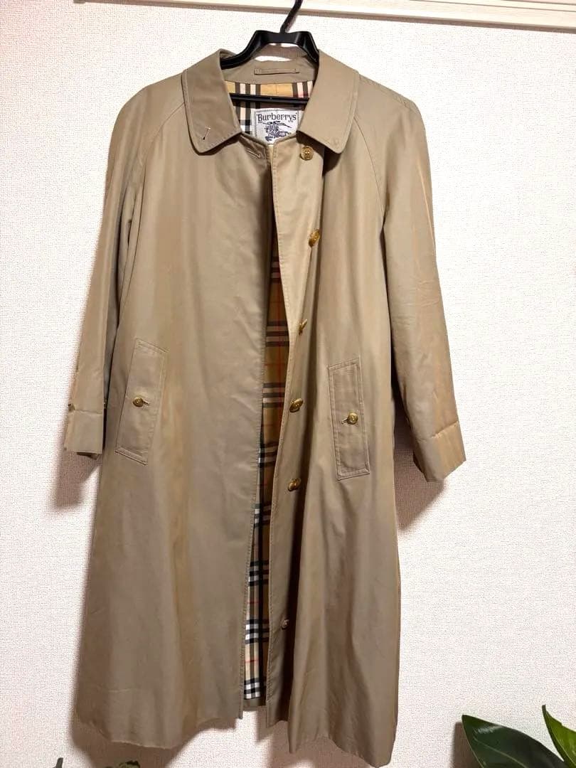 【美品】ヴィンテージ　バーバリー　ステンカラーコート