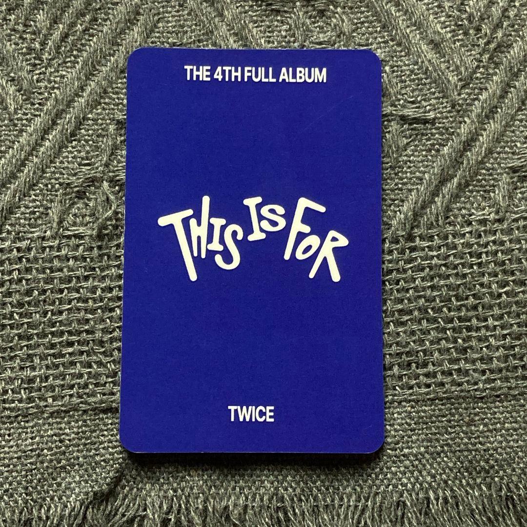 TWICE ミナ THIS IS FOR 限定 7/13 事前収録トレカ