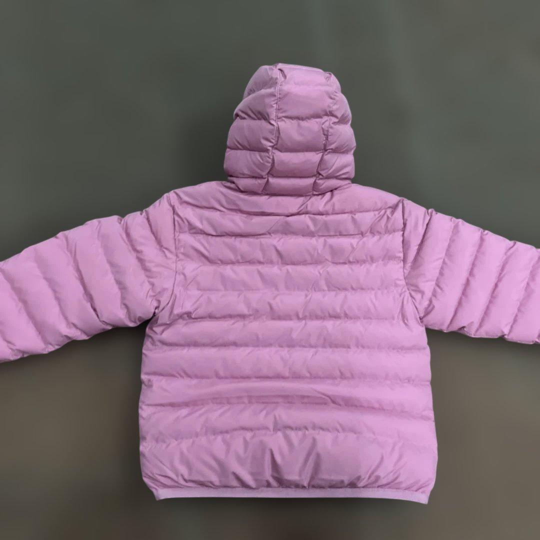 新品 キッズダウン 短丈 ストーリート系 NIKEピンクダウン
