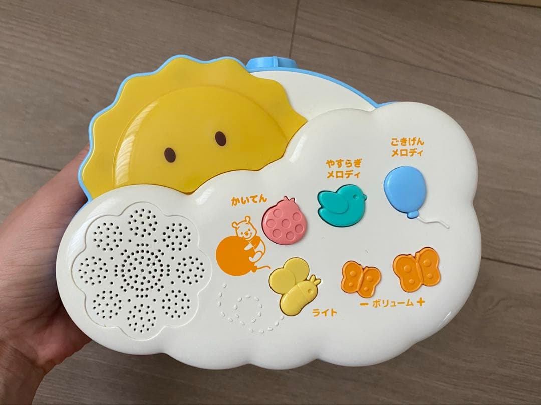 【箱付/美品/欠品無し】くまのプーさん 選べる回転6WAYジムにへんしんメリー