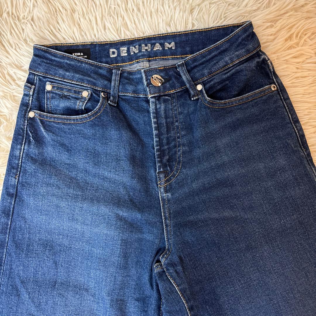 美品！【DENHAM】デンハム　ワイド　ストレッチ　ケイラ　デニム