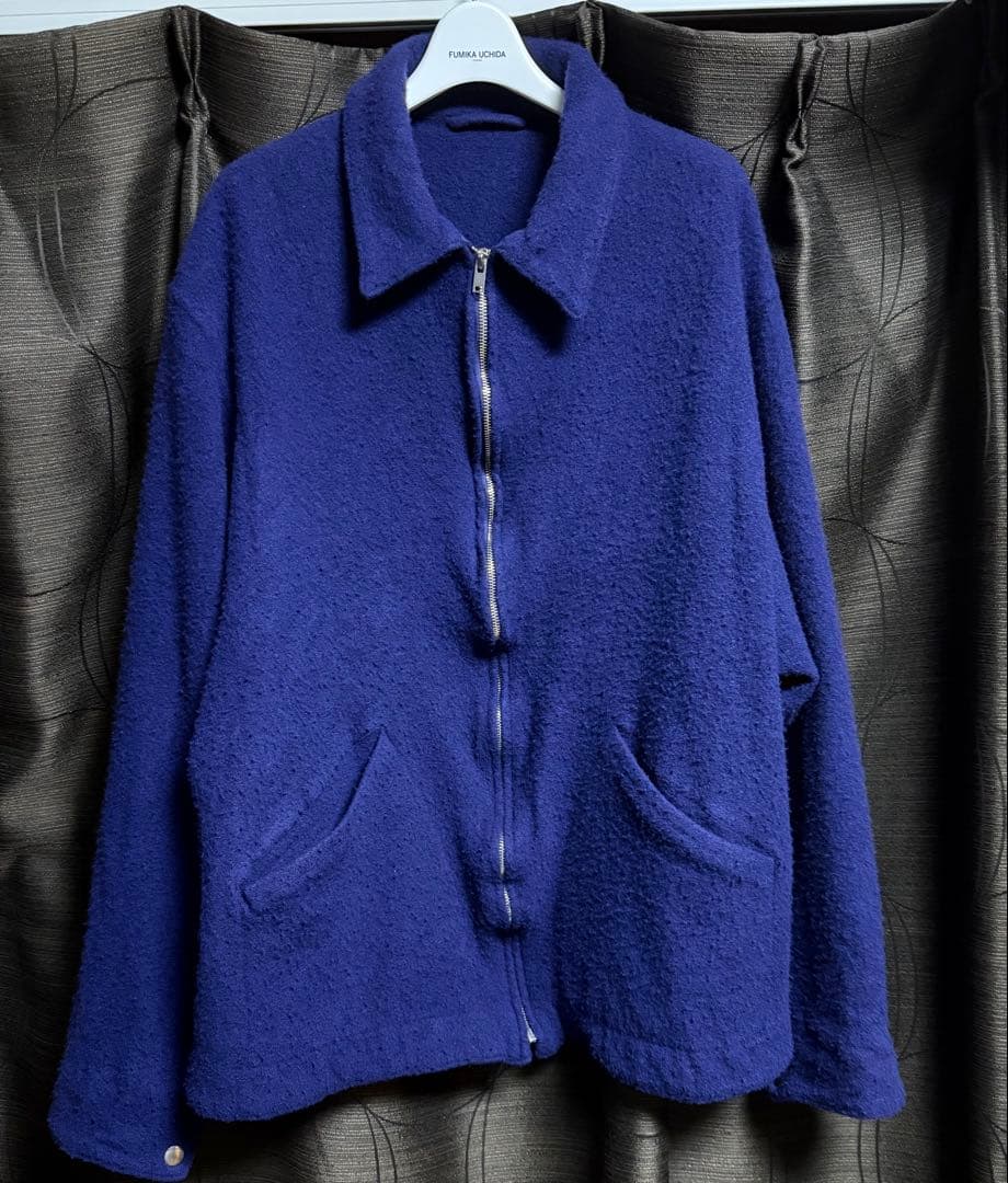 25AW COMOLI 縮絨ウール ジップショートジャケット　サイズ3