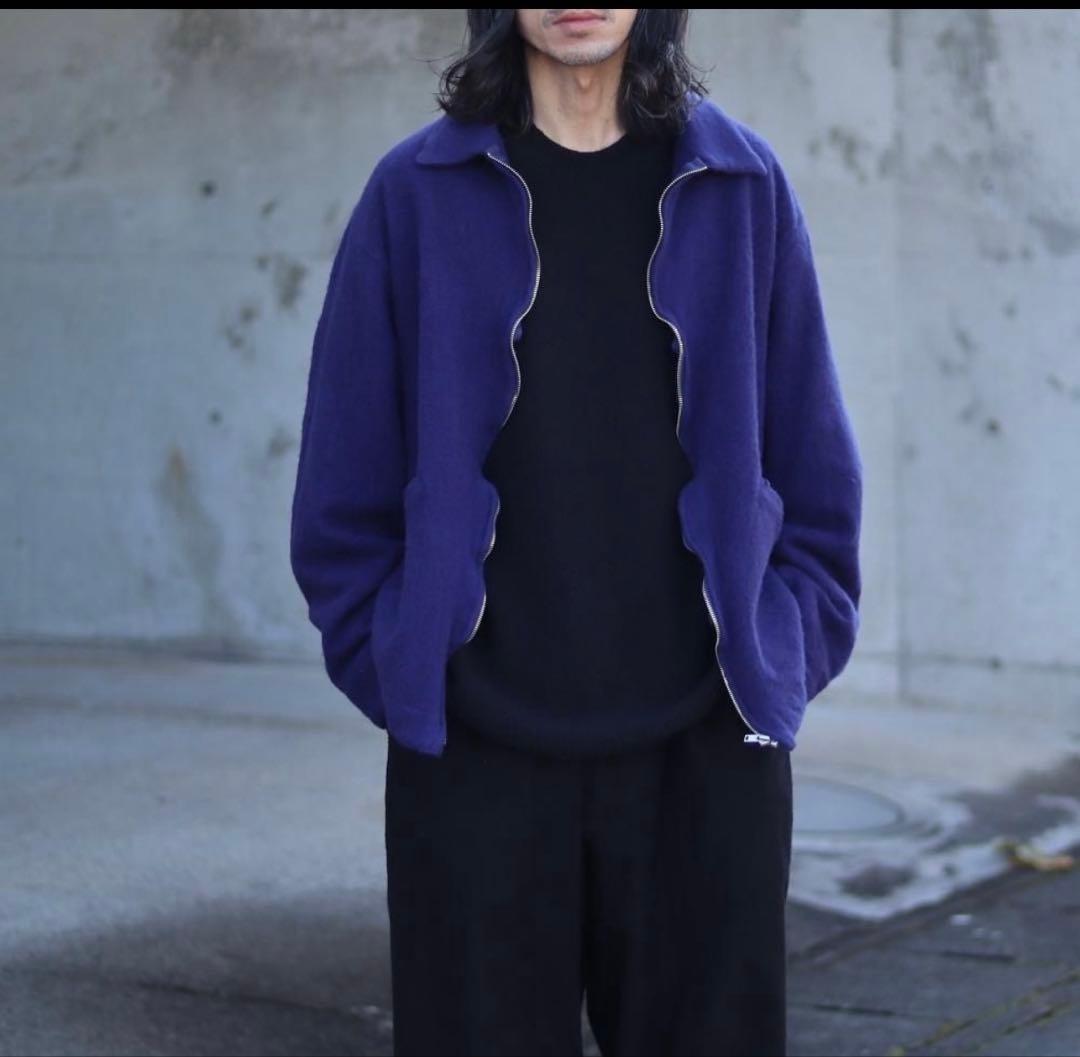25AW COMOLI 縮絨ウール ジップショートジャケット　サイズ3