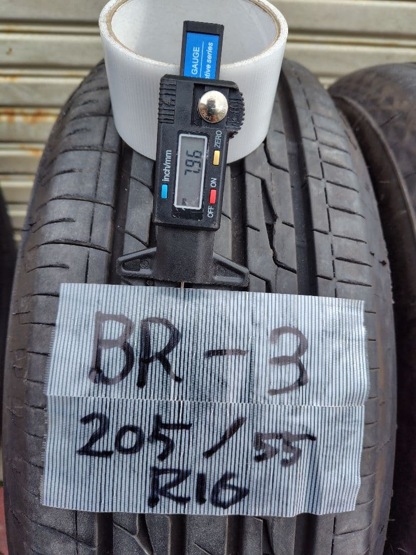 、BS GR-X2 205/55R16 2023年製 残溝7mm