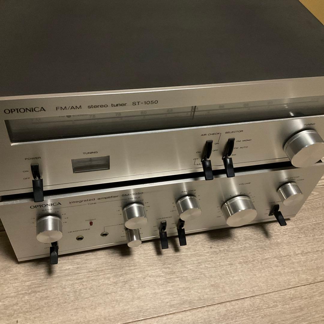 シャープOPTONICA SM-1050 ST-1050 アンプ＆チューナー