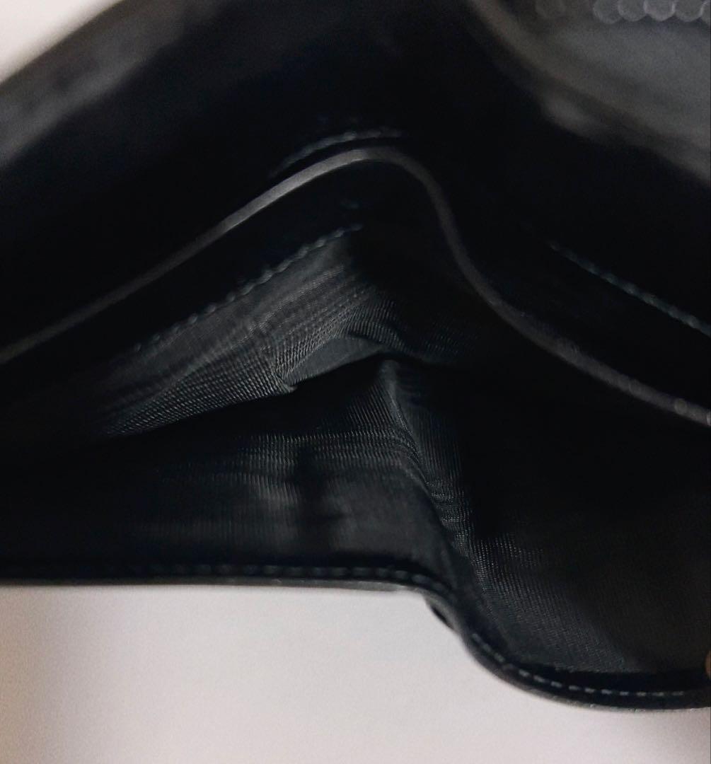 プラダ　PRADA 折り財布　ブラック　M170 カーフレザー