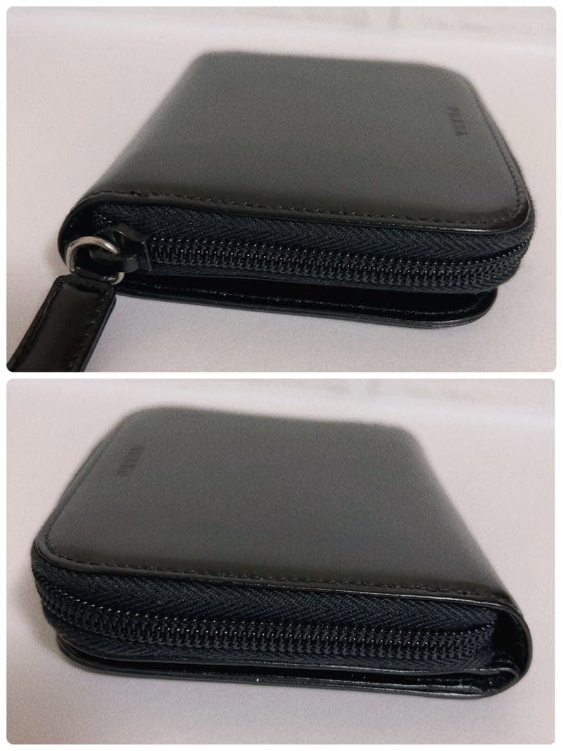 プラダ　PRADA 折り財布　ブラック　M170 カーフレザー
