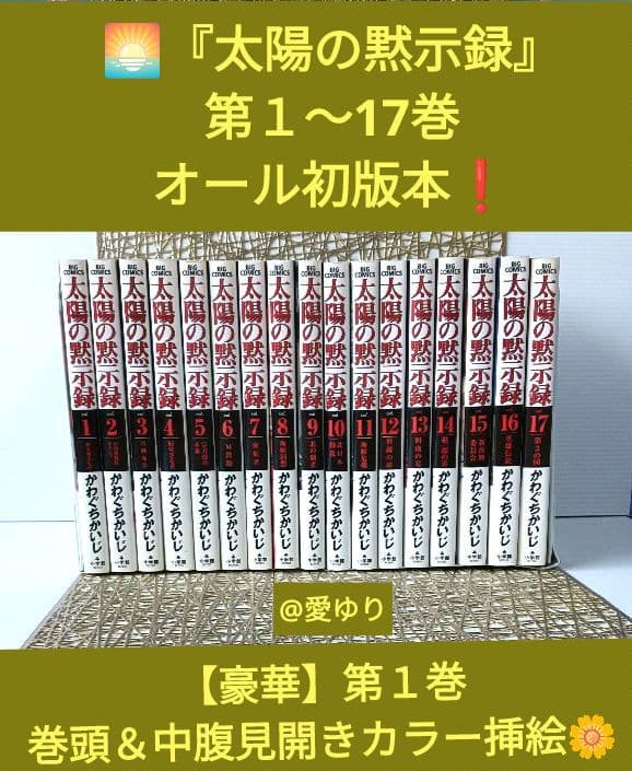 【完全コンプリート】かわぐちかいじ『太陽の黙示録』コミック全２６巻＆希少２DVD