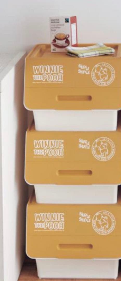ディズニー×ベルメゾン　プーさん　収納BOX 収納ケース　3個
