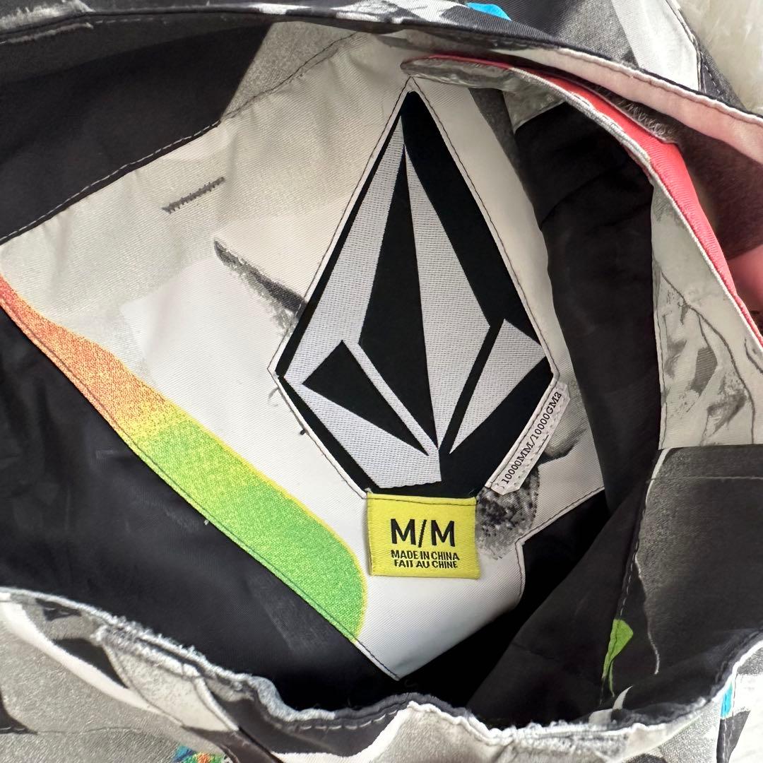 VOLCOM ボルコム スノーボードウエアー 総柄 パンツ Mサイズ 洗濯可②