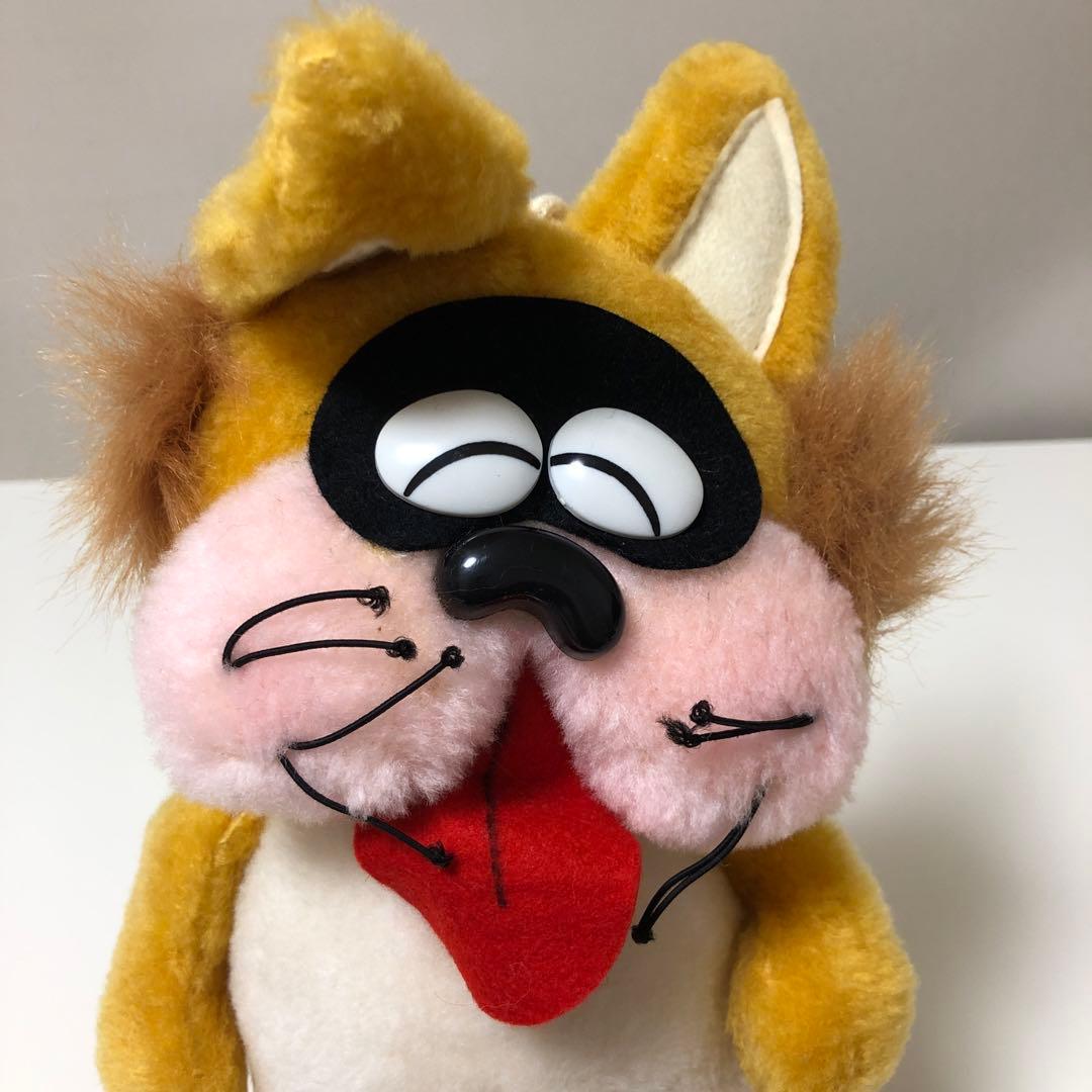 T☆ 昭和レトロ　猫　たぬき　ぬいぐるみ
