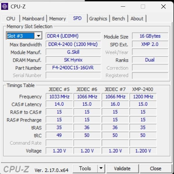 H*g様 【シリアル連番】G.SKILL DDR4-2400 64GBメモリ 1