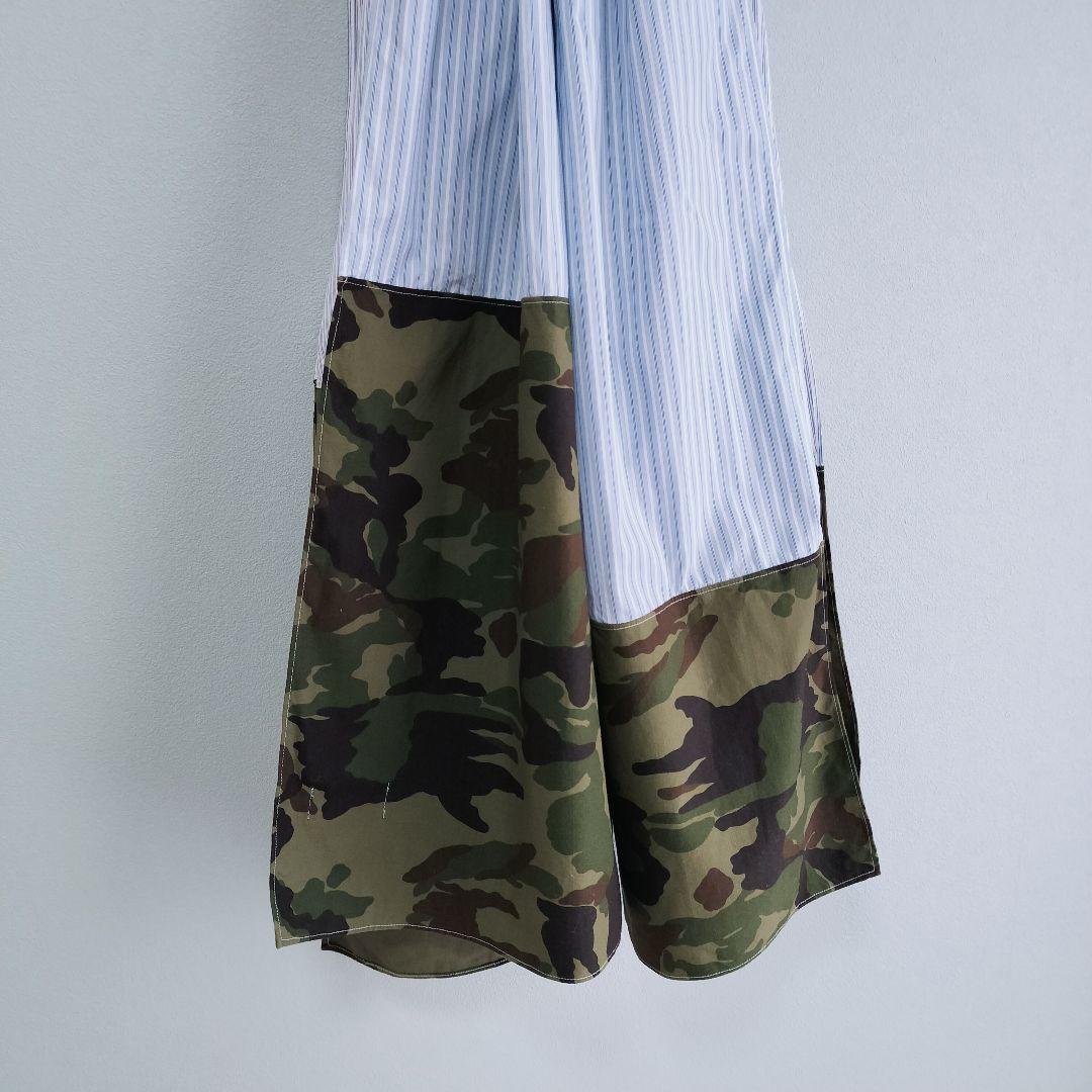 【美品】COMME des GARCONS SHIRT 大判ストール ストライプ