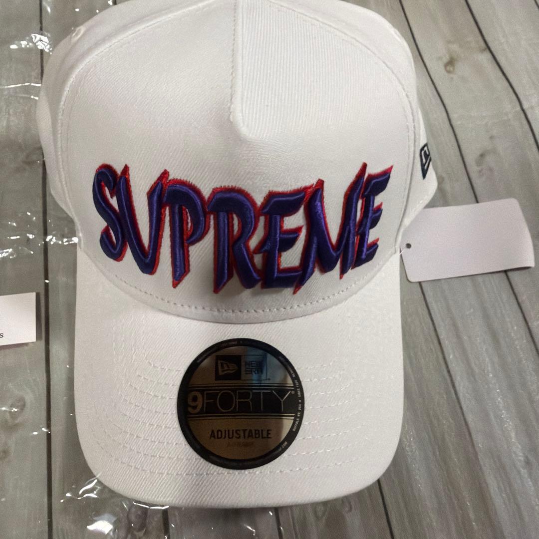 帽子 supreme Sharp Spellout Adjustable NewEra