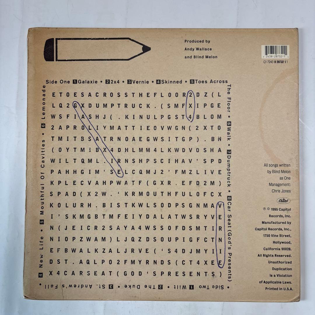 Blind Melon soup アナログレコード