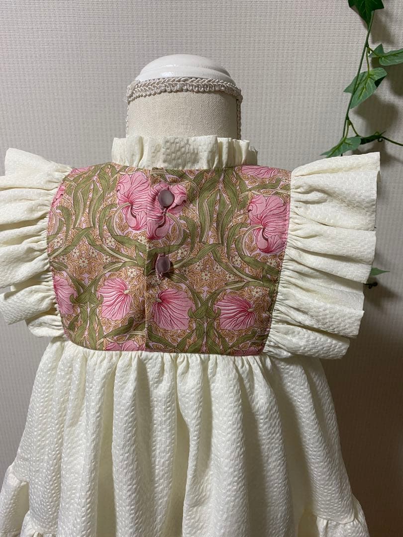 ハンドメイドノースリーブワンピース　80cm