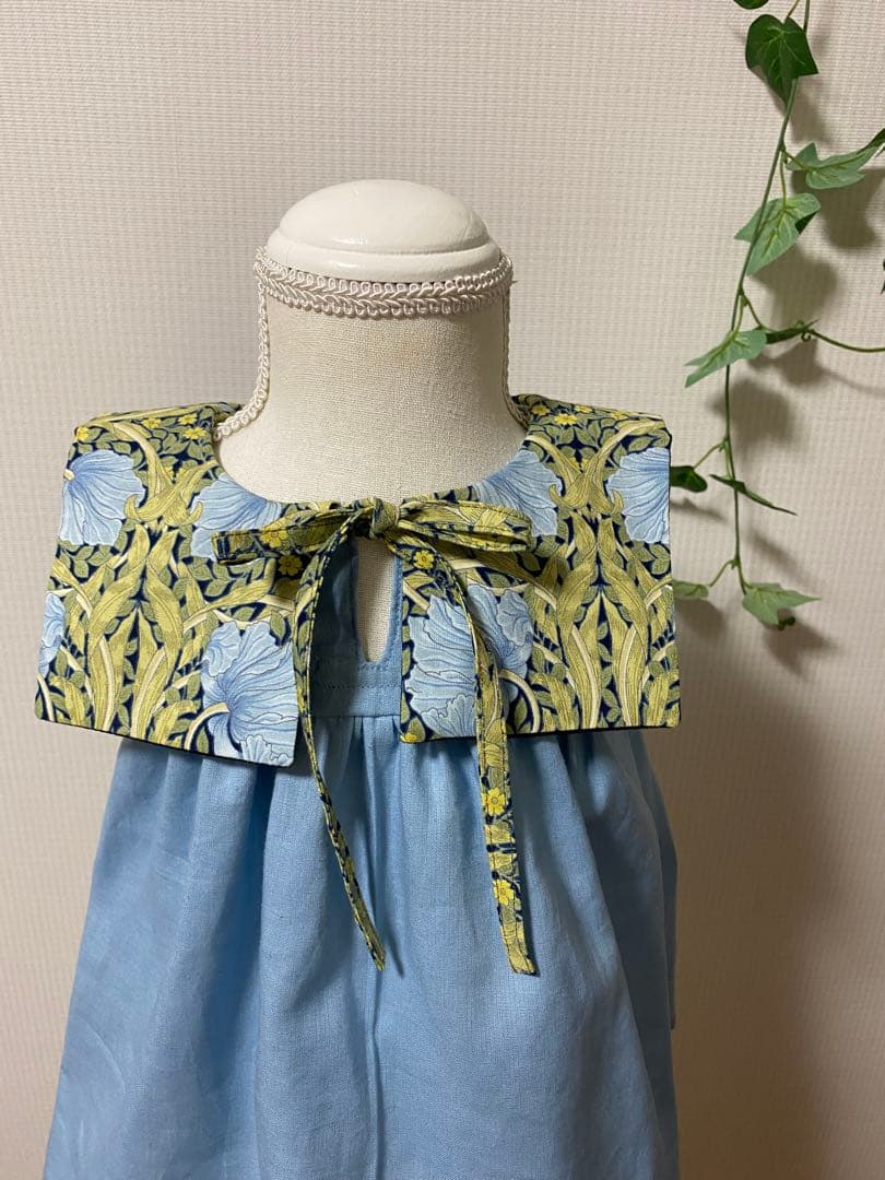 ハンドメイドノースリーブワンピース　80cm