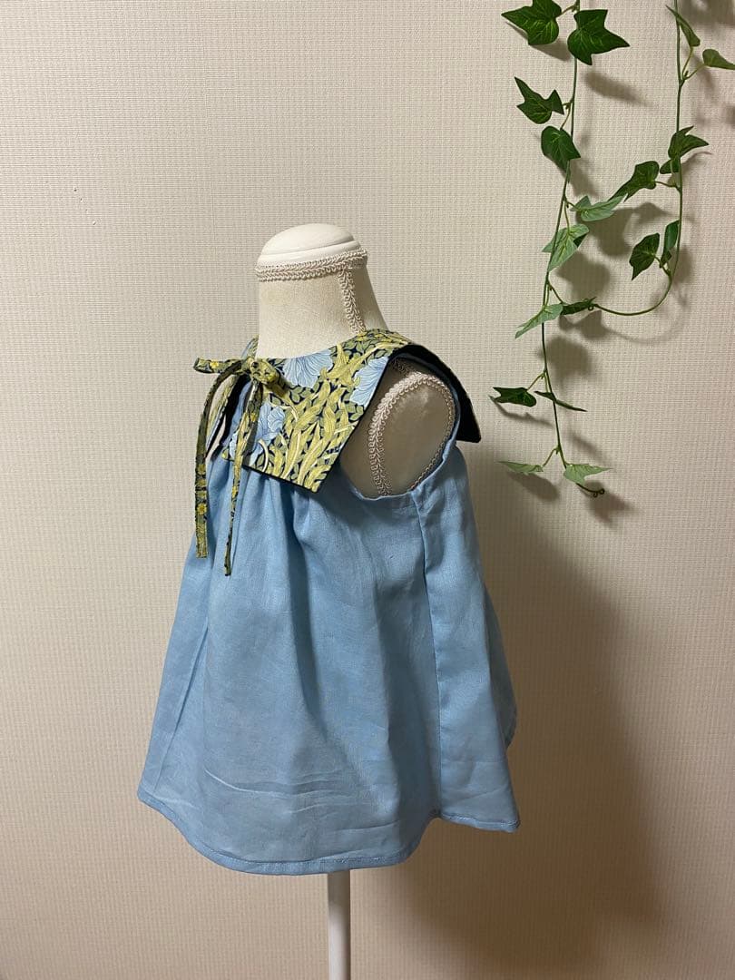 ハンドメイドノースリーブワンピース　80cm