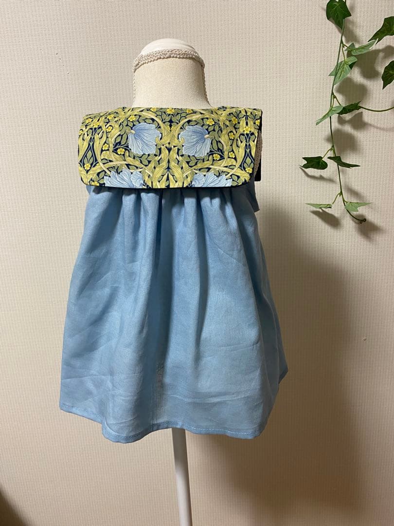 ハンドメイドノースリーブワンピース　80cm