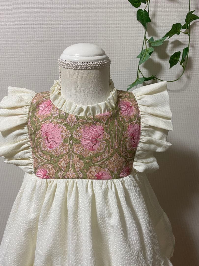 ハンドメイドノースリーブワンピース　80cm