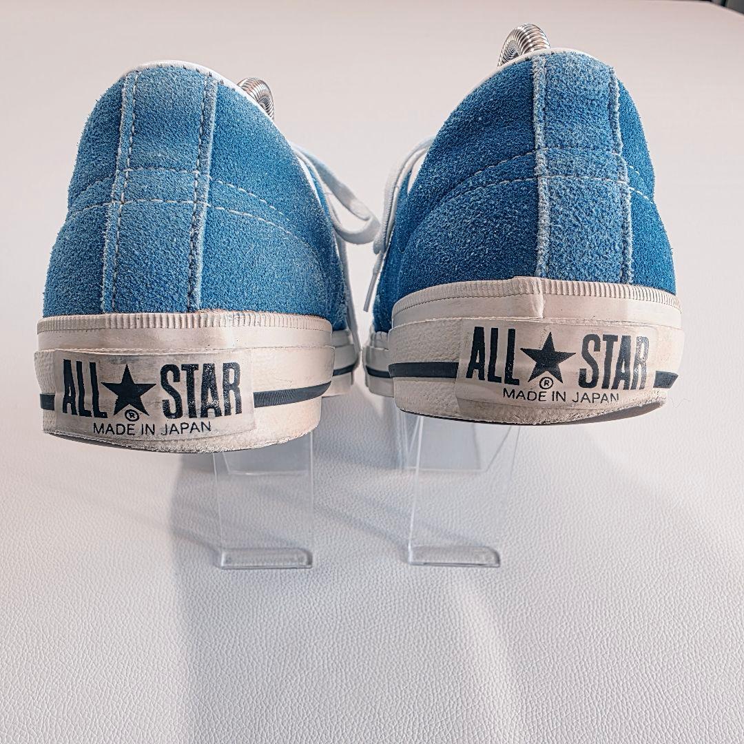 CONVERSE ワンスター スエード スニーカー ブルー 7.5