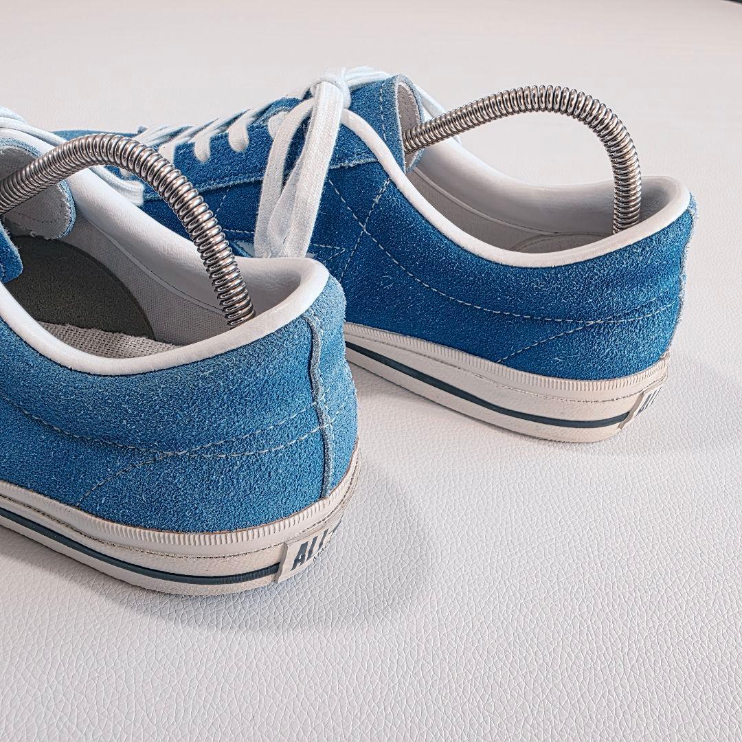 CONVERSE ワンスター スエード スニーカー ブルー 7.5