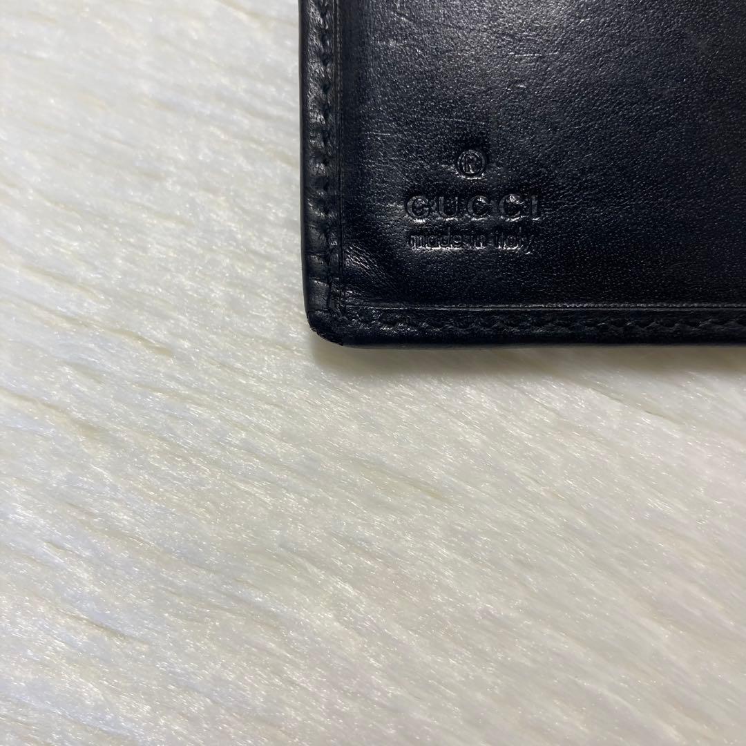 GUCCI グッチ　本日限定セール　二つ折り　財布　ジャッキー　黒　レザー　人気