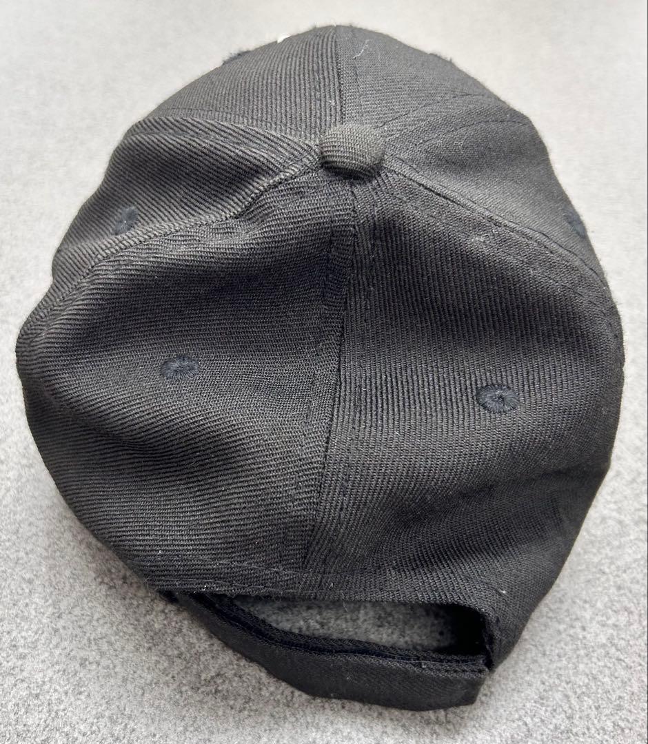 半*熟様 Yohji Yamamoto NEWERA ブラックキャップ　傷あり