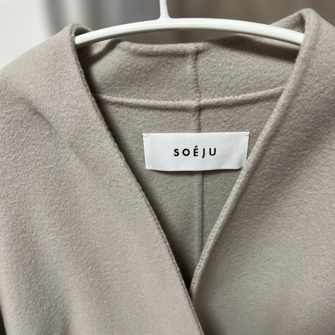 めるこ様　ソージュ soeju ウールリバーミディコート