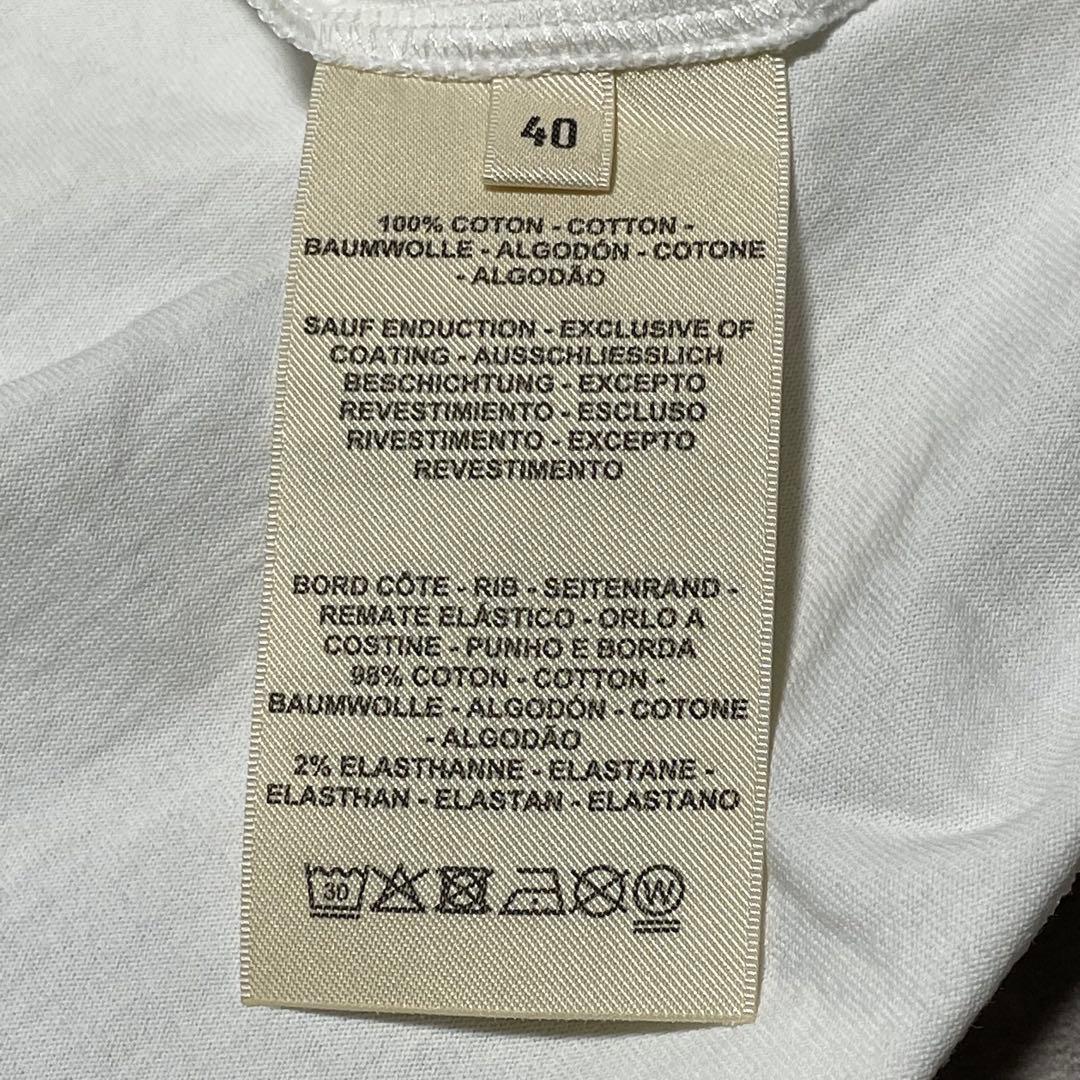 エルメス　HERMES （40） 24AW　カルトゥッシュ モール　Tシャツ　白
