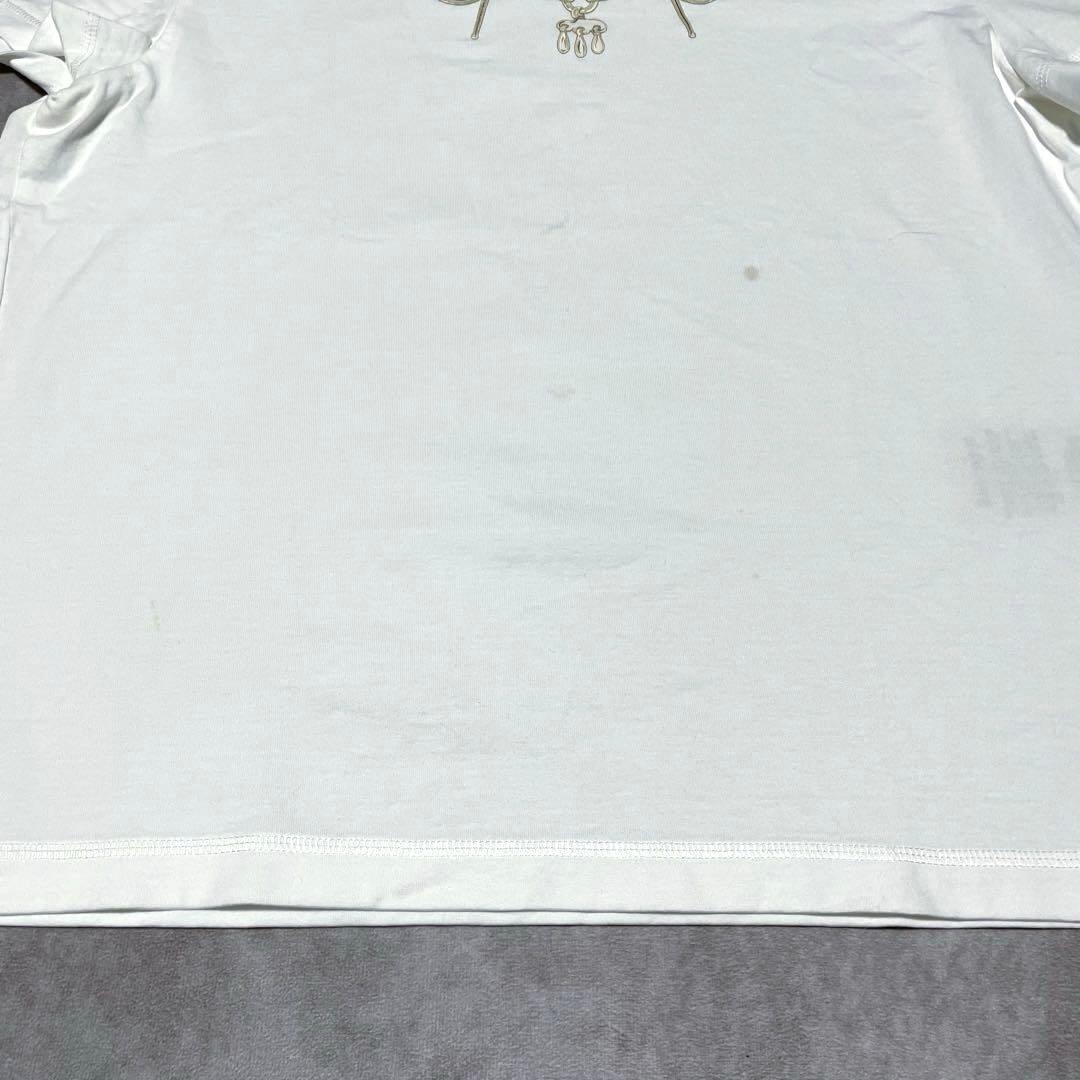 エルメス　HERMES （40） 24AW　カルトゥッシュ モール　Tシャツ　白