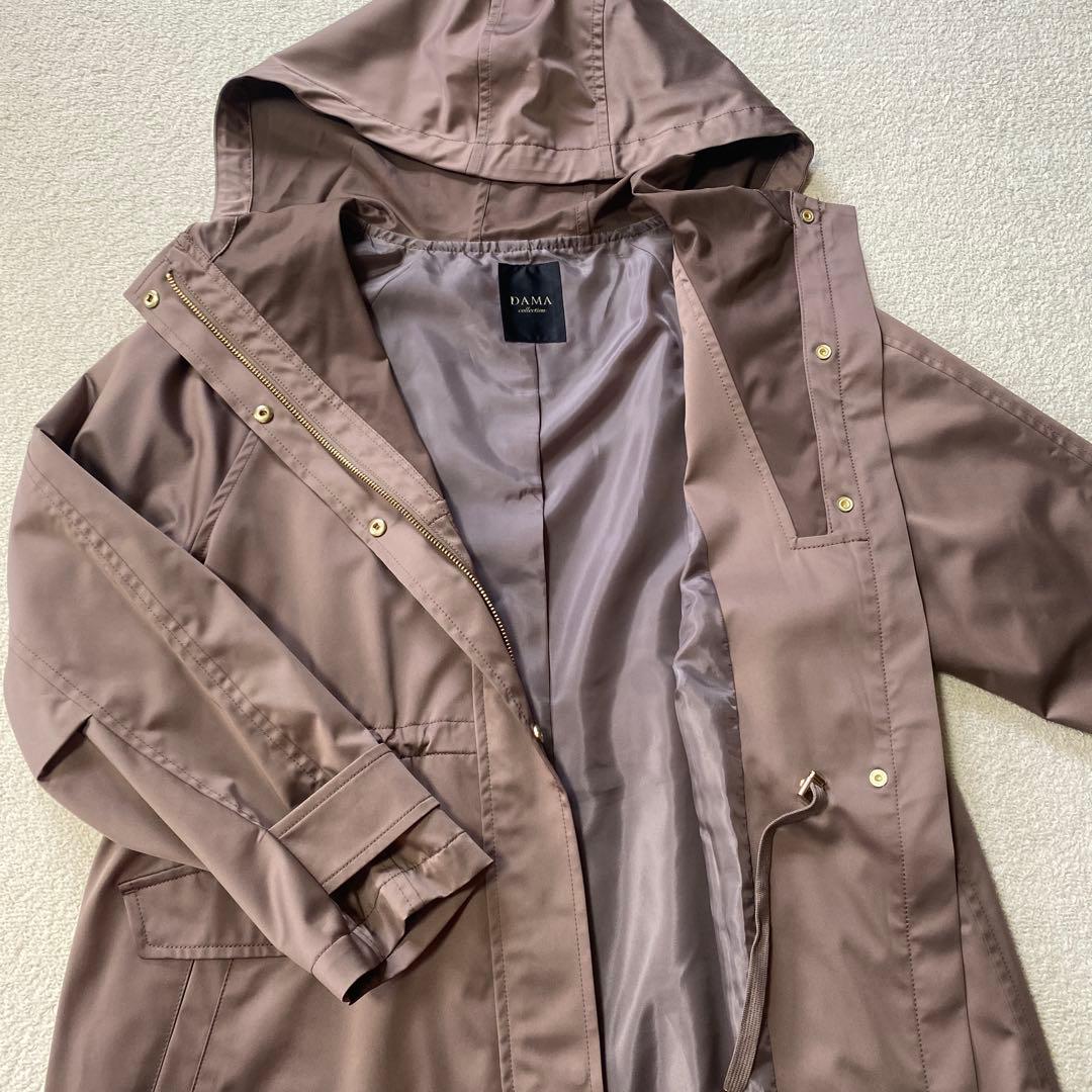 美品【DAMA collection】モッズコート 撥水加工　モカブラウン 7号