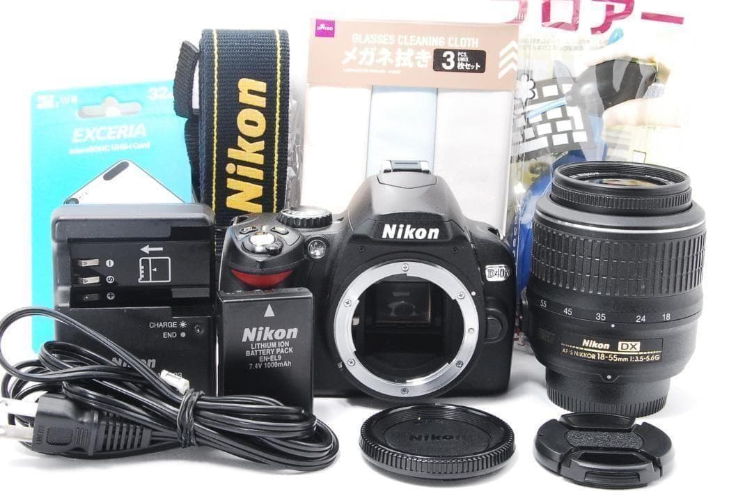 少シャッター数6023回 Nikon D40x 一眼レフカメラ スマホ転送