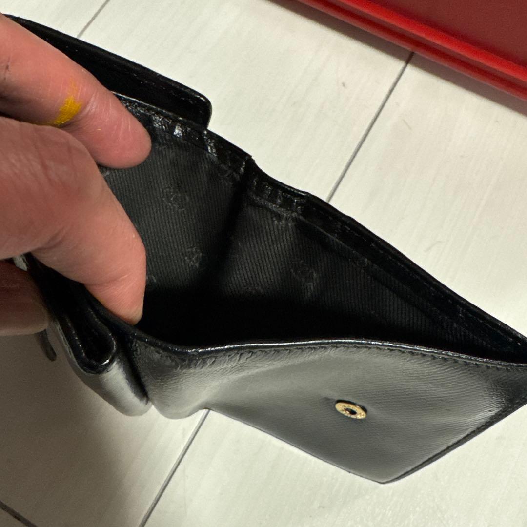 専用　正規品・赤金　CHANEL シャネル 二つ折り財布