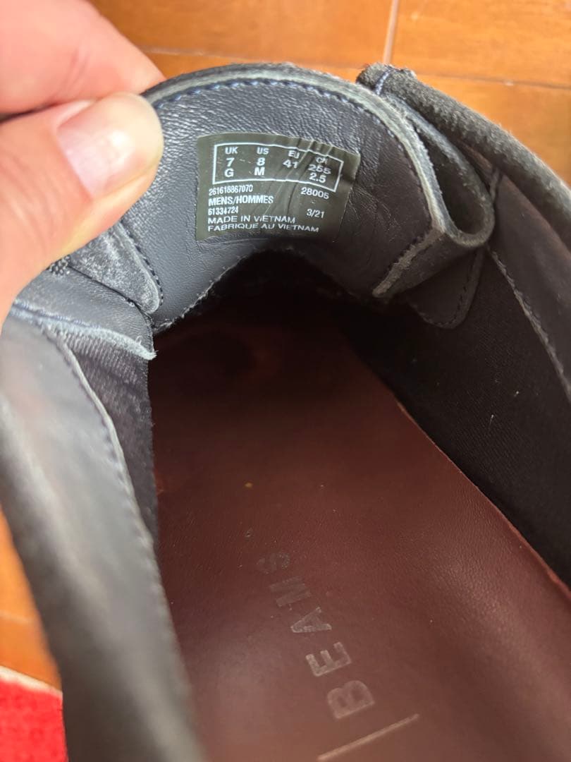 Clarks ワラビー ゴアテックス ダークネイビー ビームス別注 UK7