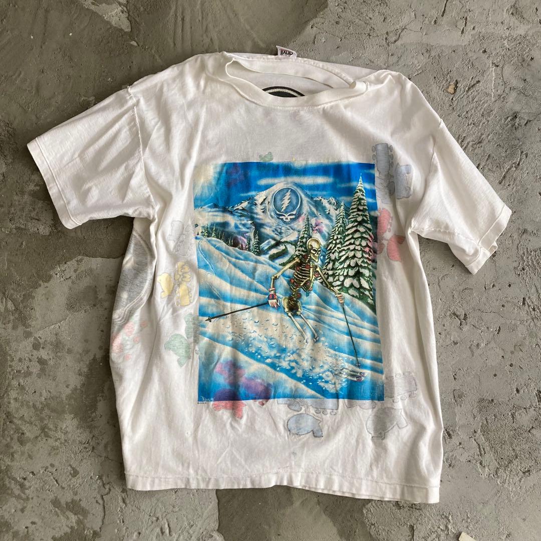 希少 グレイトフル デッド ビンテージ Tシャツ 両面と裏返しプリント