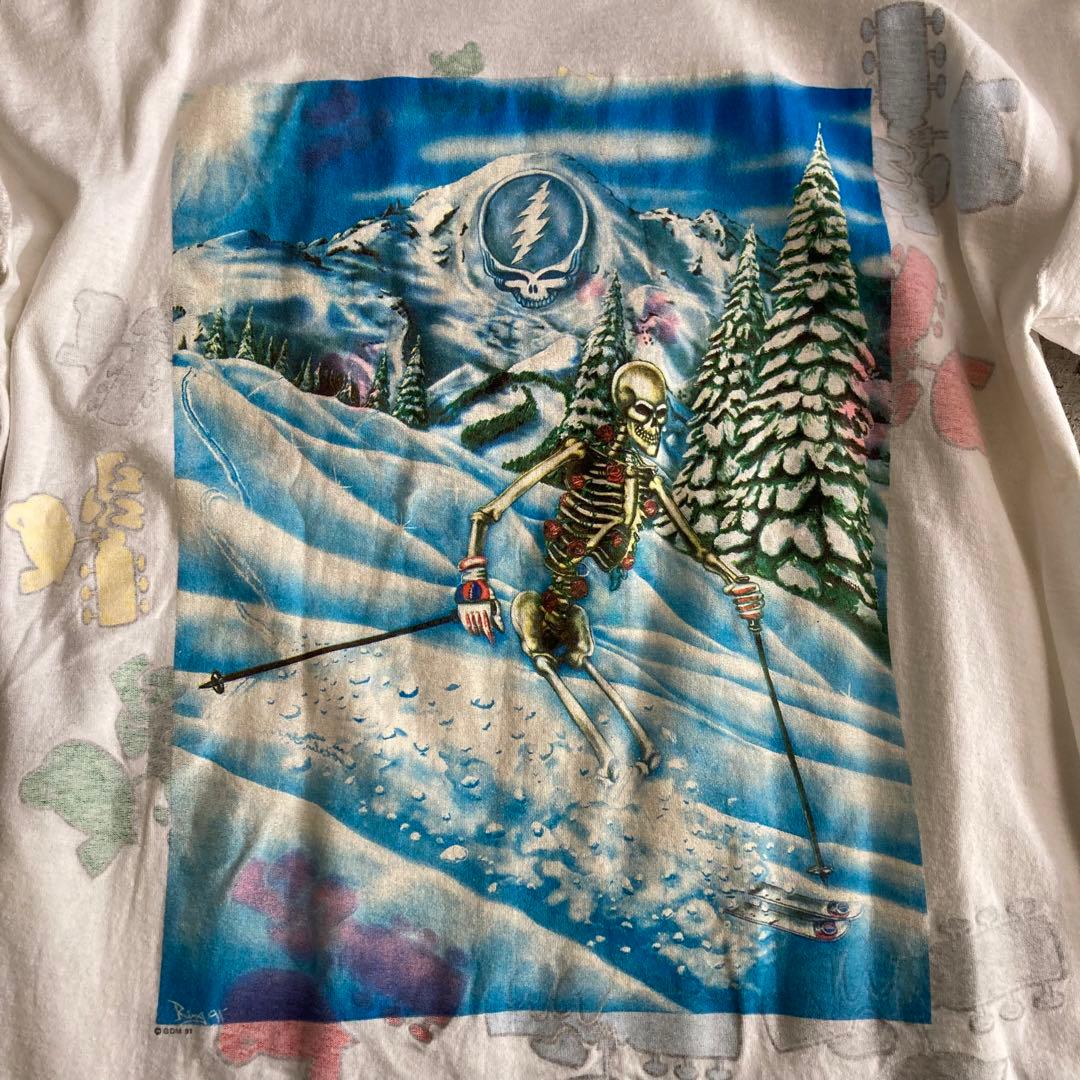 希少 グレイトフル デッド ビンテージ Tシャツ 両面と裏返しプリント