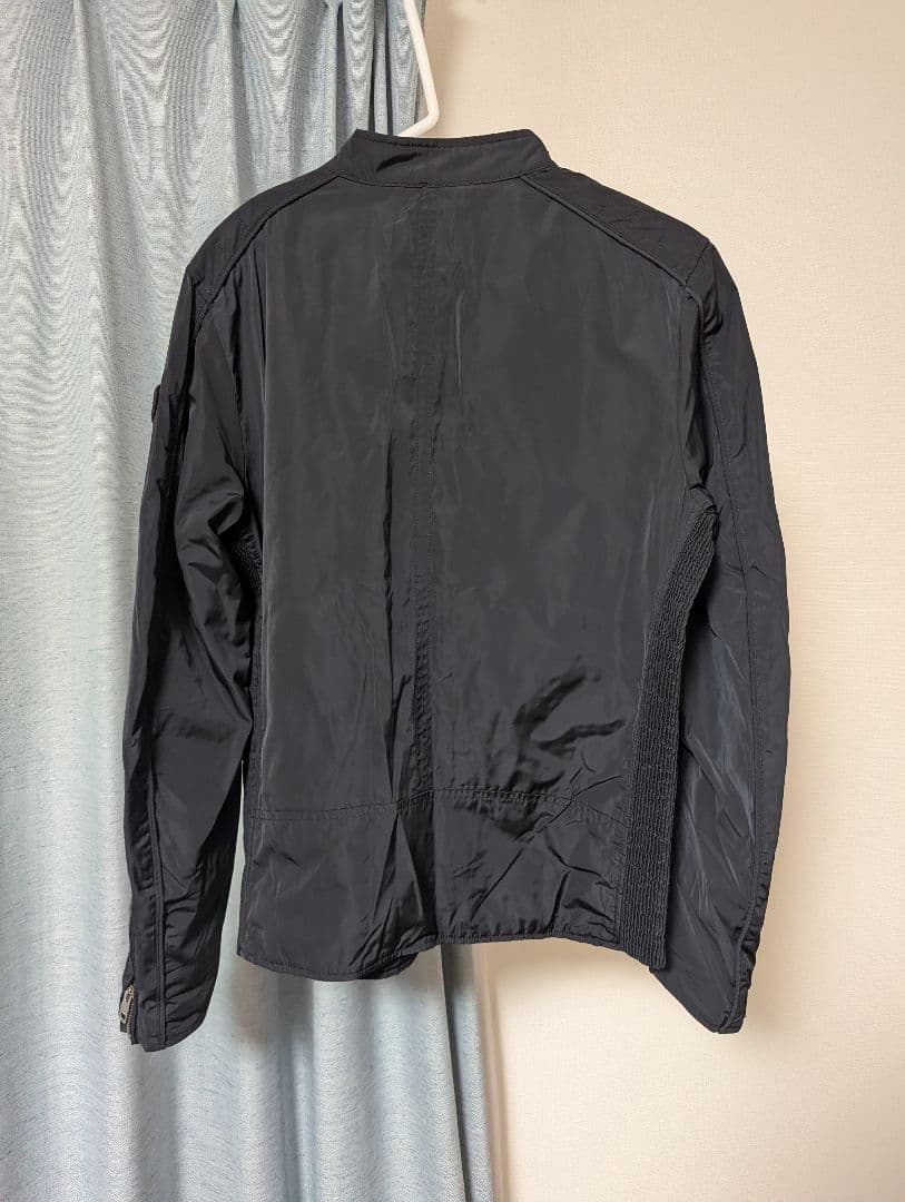 【美品】DIESEL ディーゼル シングルライダース ジャケット M 黒 赤裏地