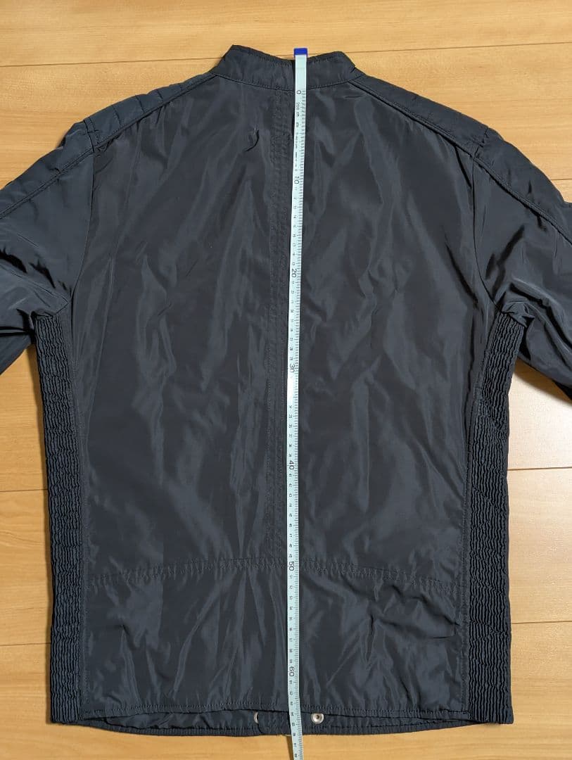【美品】DIESEL ディーゼル シングルライダース ジャケット M 黒 赤裏地