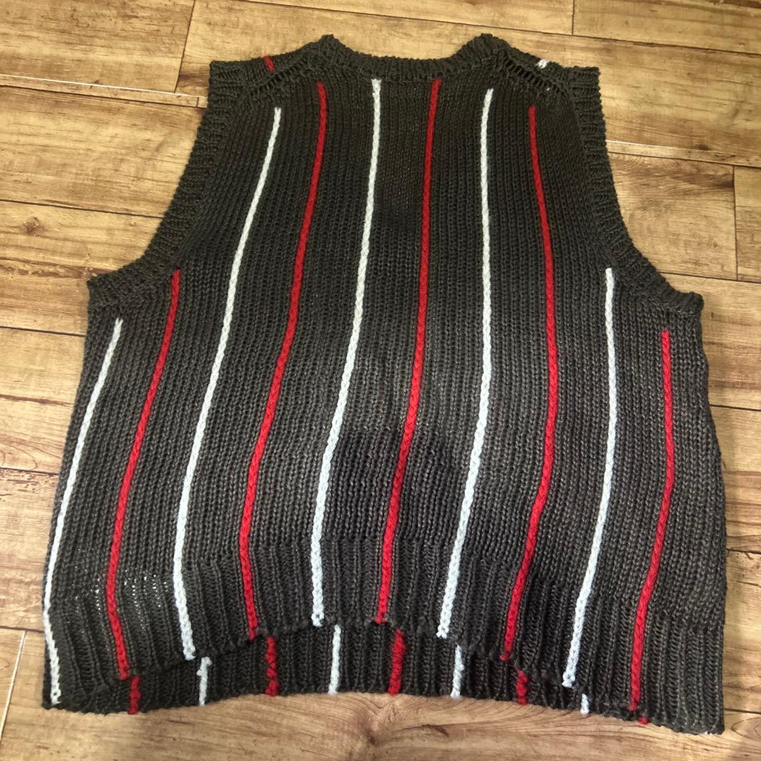 x*g様 銀タグCOMME des GARÇONS HOMME ストライプニット