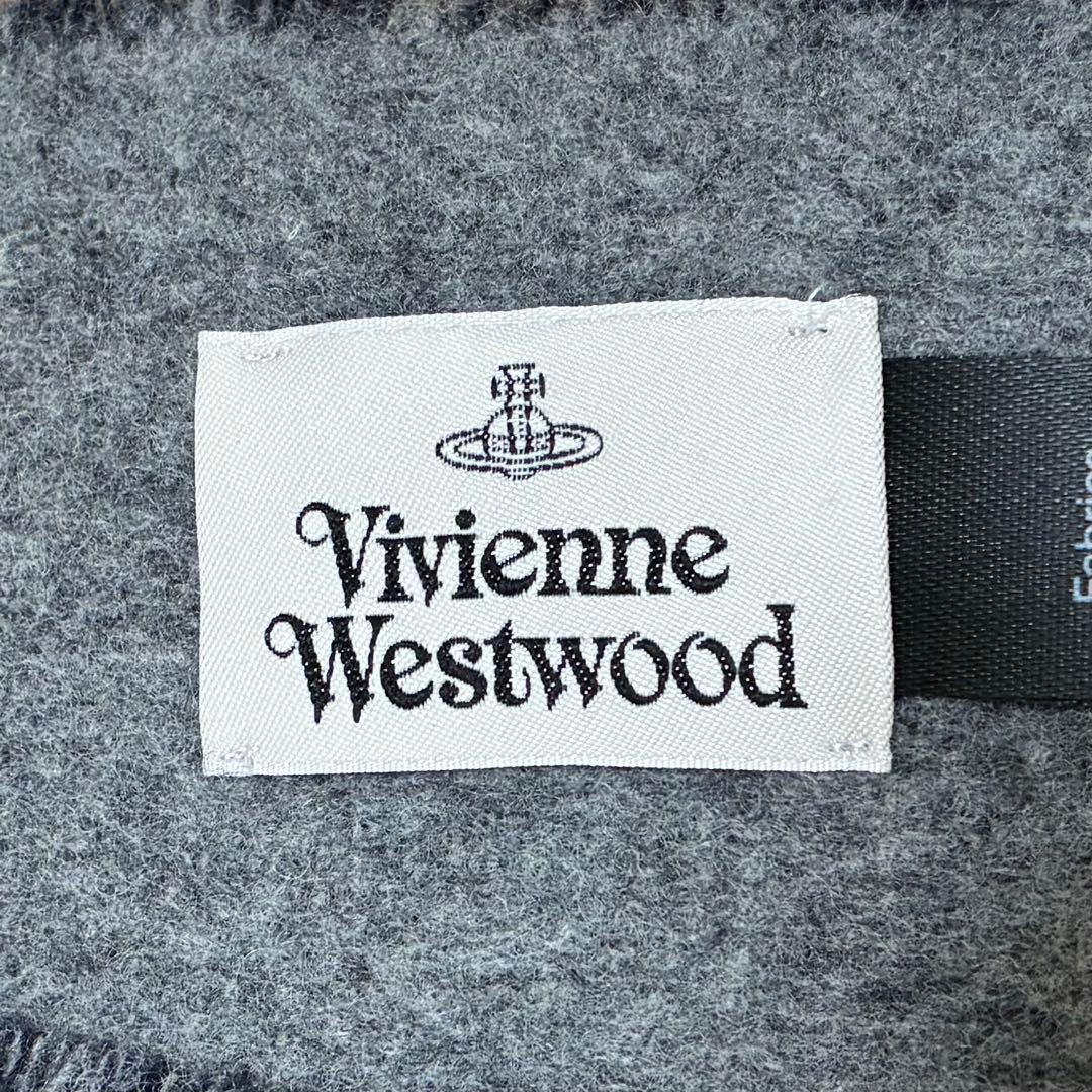 【美品】Vivienne Westwood ビックオーブ リバーシブルマフラー