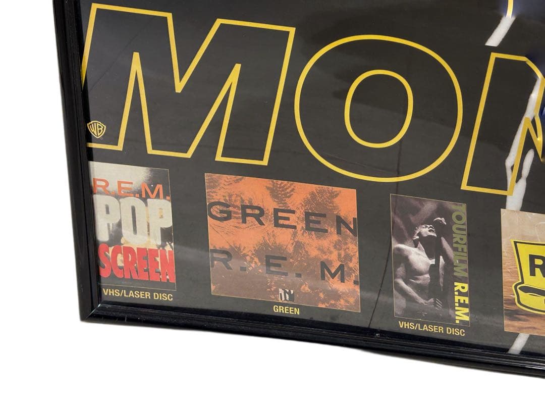 額付き R.E.M. 1995年 MONSTER モンスター ポスター バンド