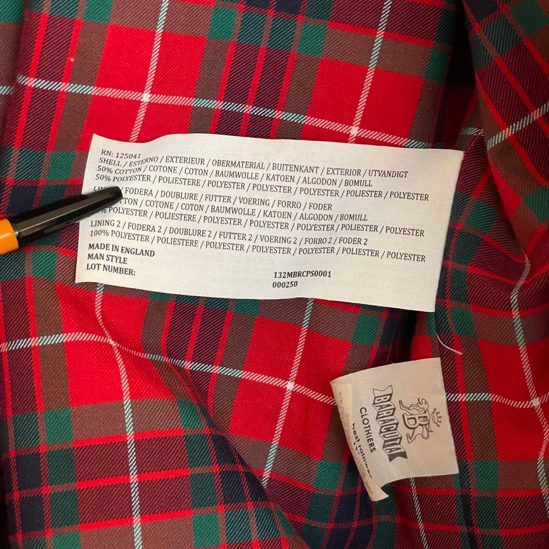 バラクータ baracuta G9 38 試着程度