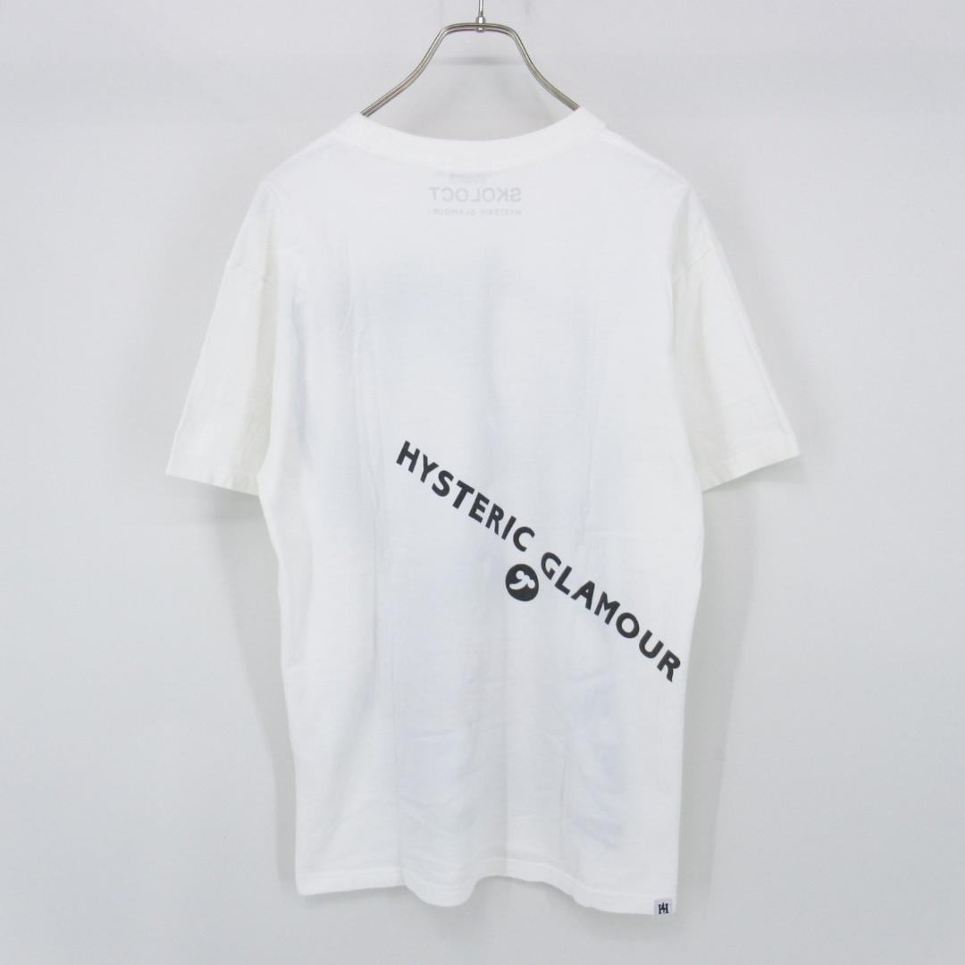 ヒステリックグラマー×スコロクト 半袖Tシャツ Mサイズ ホワイト×グリーン