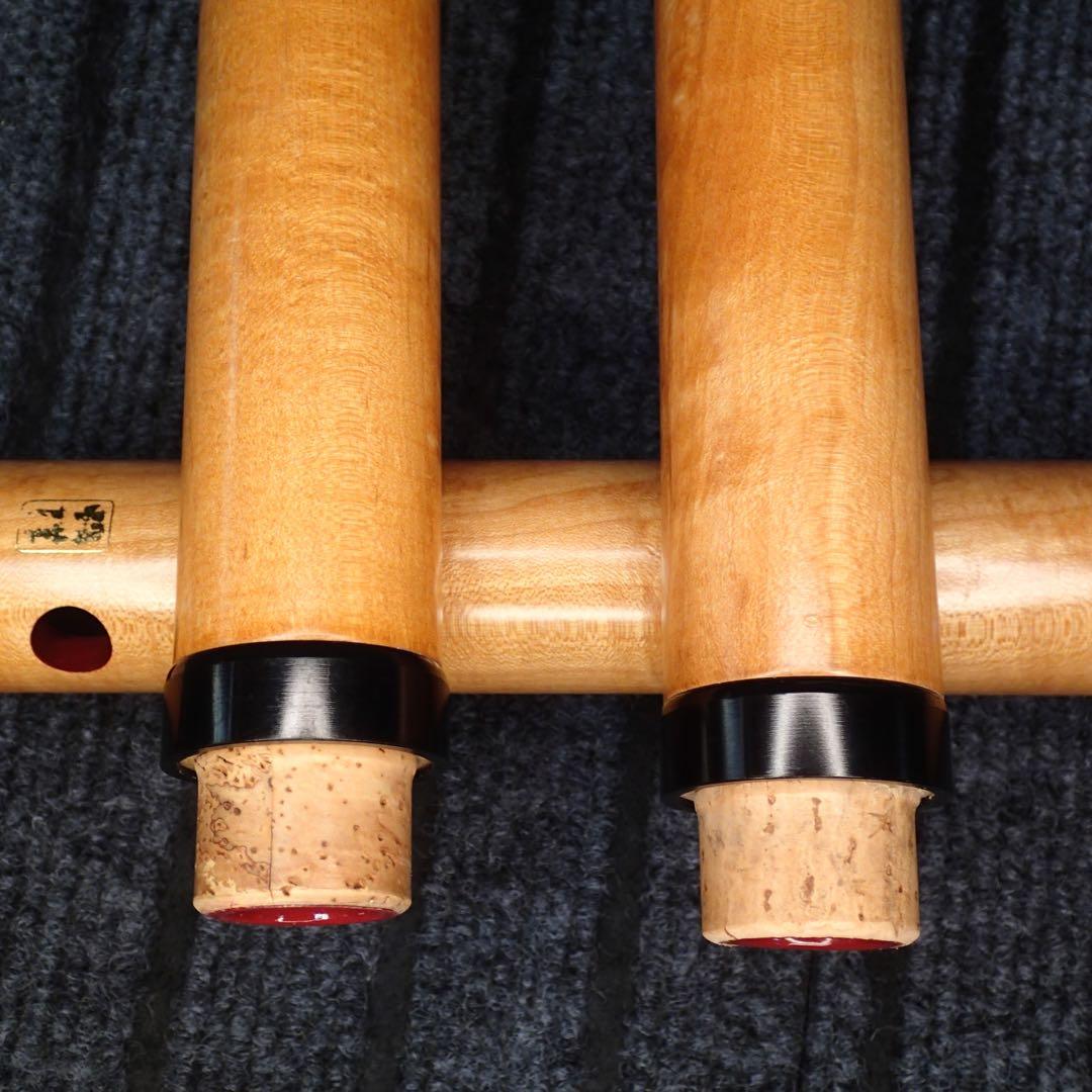 尺八 ワダ楽器 蝴蝶 (楓)七孔尺八のセット