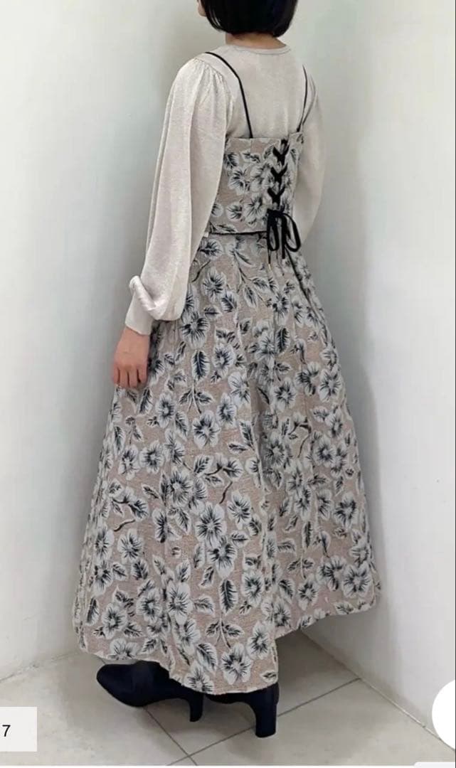 グレースコンチネンタル　ボタニカルセパレートドレス