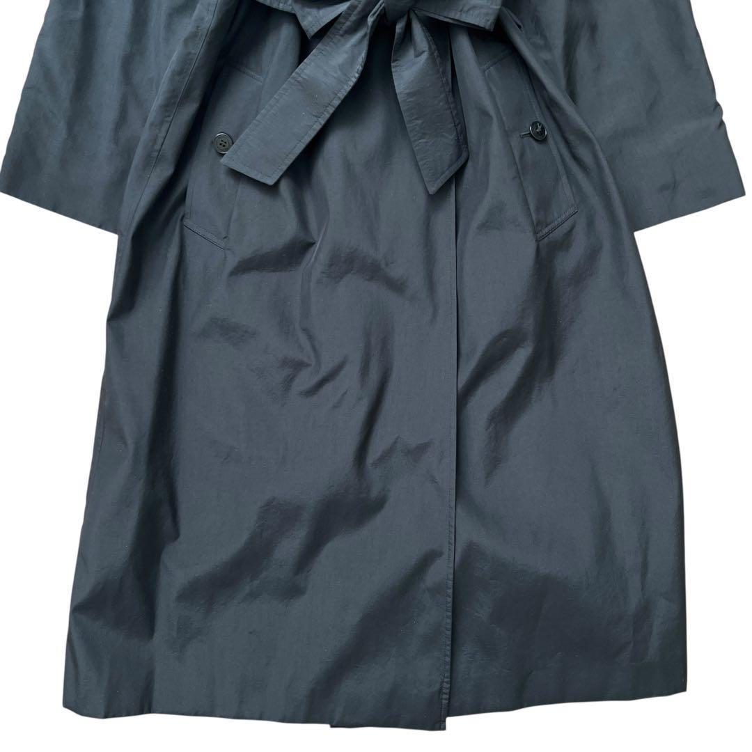 Aquascutum　シルク　トレンチコート　イングランド製　白タグ　高級