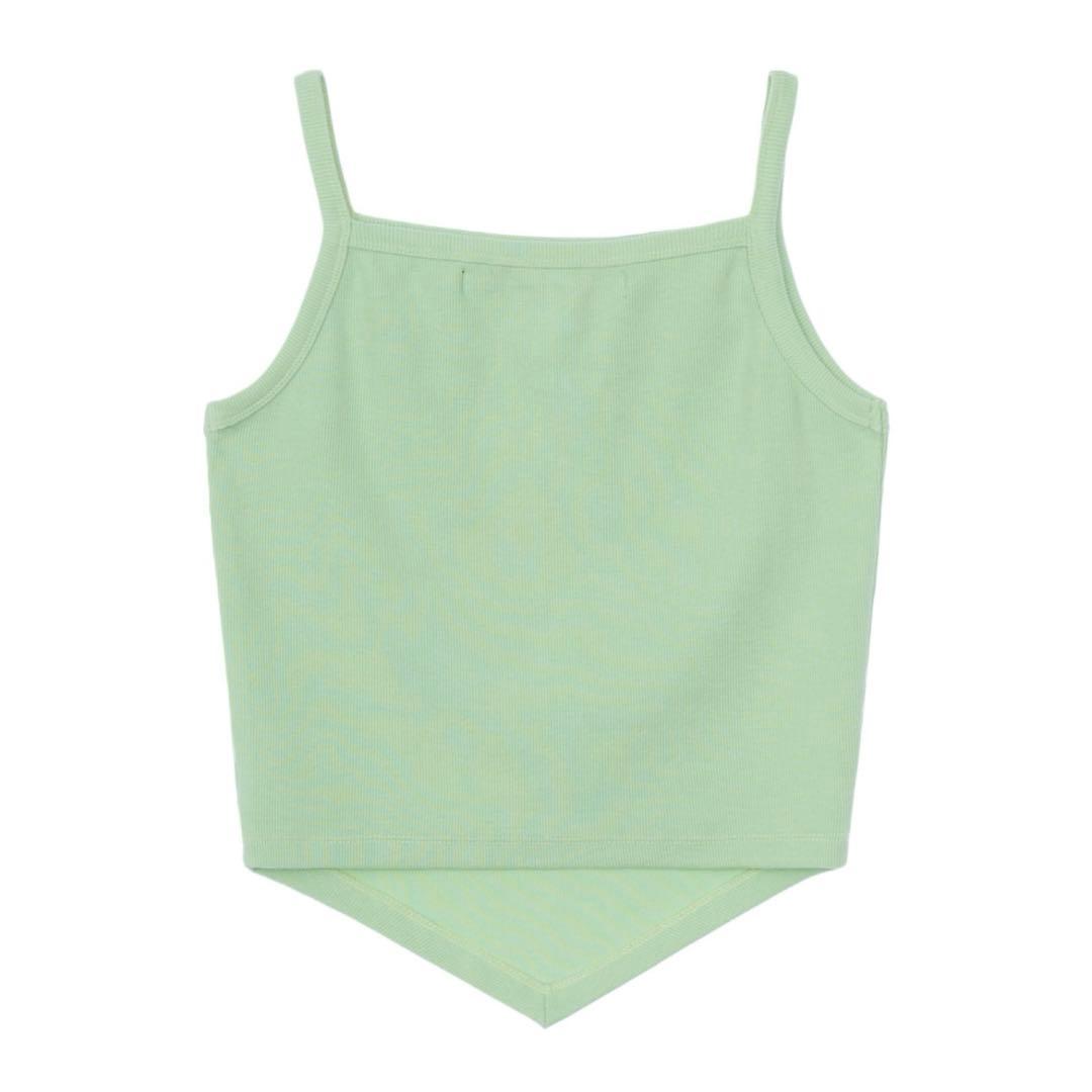 Rest&Recreation SLEEVELESS TOP イエローグリーン